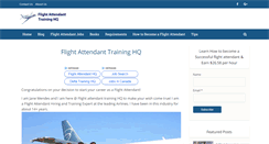Desktop Screenshot of flightattendanttraininghq.com